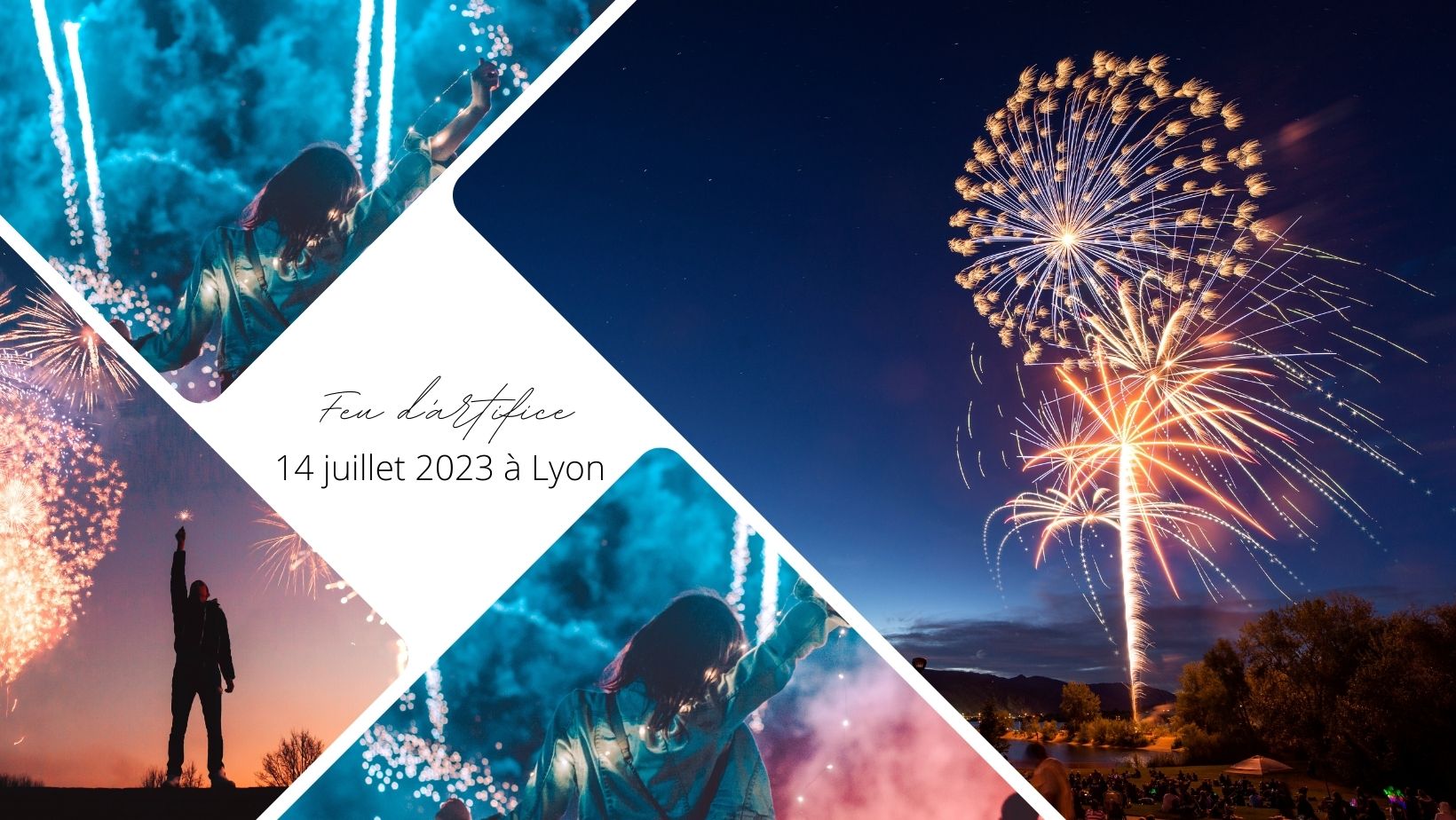 Feu d'artifice du 14 juillet 2023 à Lyon