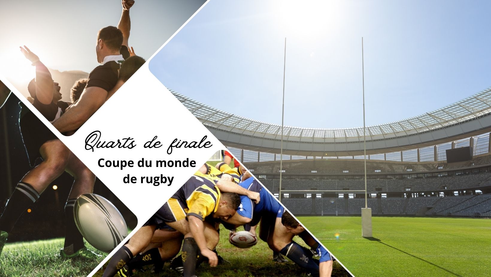 La Ville de Lyon propose des retransmissions des 1/4 de finale de la Coupe du Monde de Rugby au Palais des Sports de Lyon-Gerland !