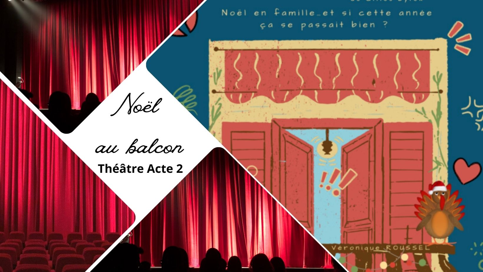 Noël au balcon Gilles Direk au Théâtre Acte 2
