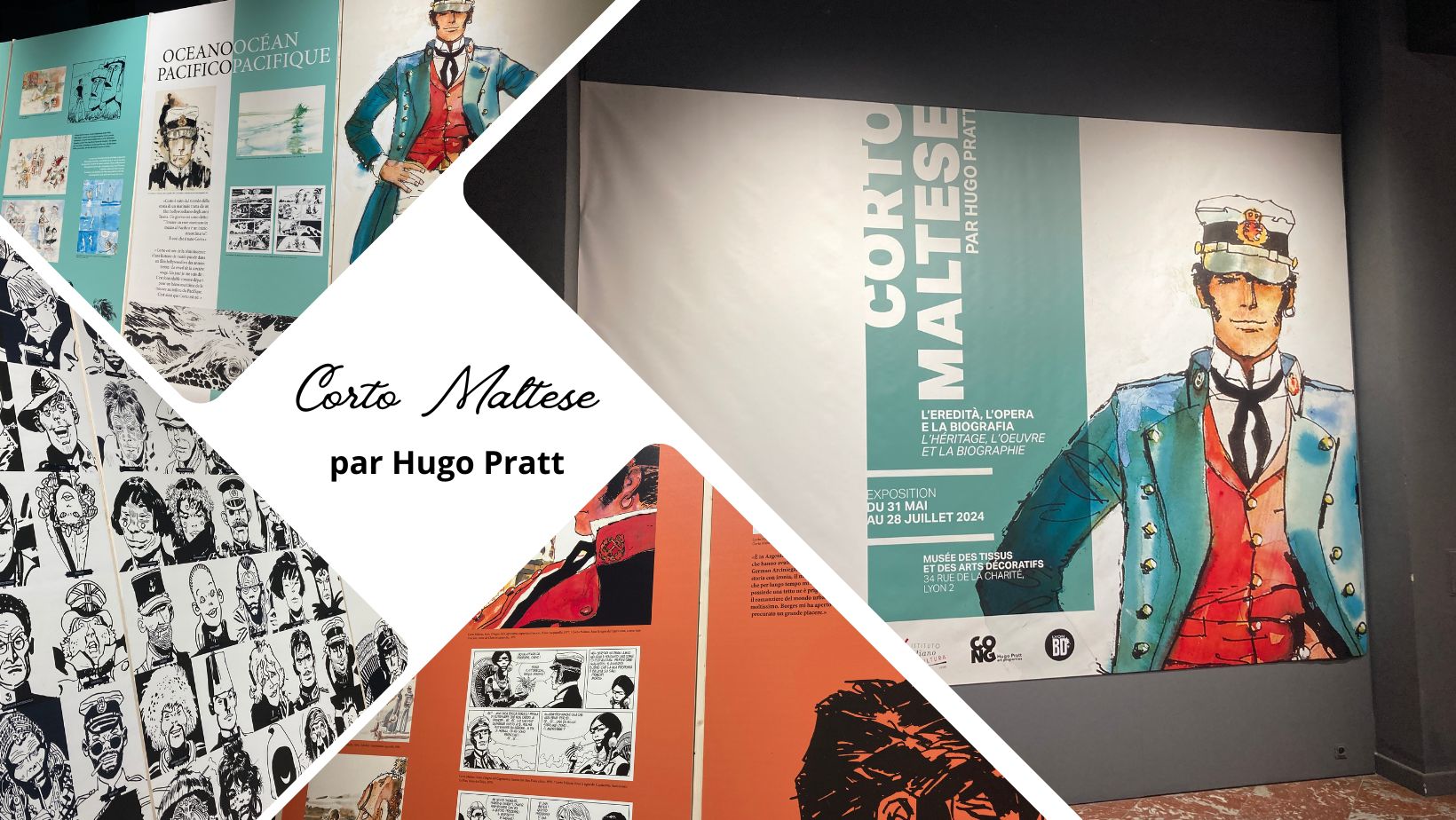 On a visité : Corto Maltese par Hugo Pratt au Musée des Tissus et arts décoratifs de Lyon