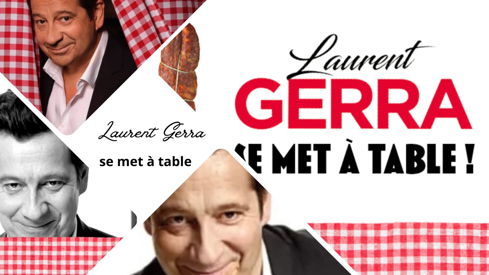 Laurent Gerra se met à table à la Bourse du Travail de Lyon