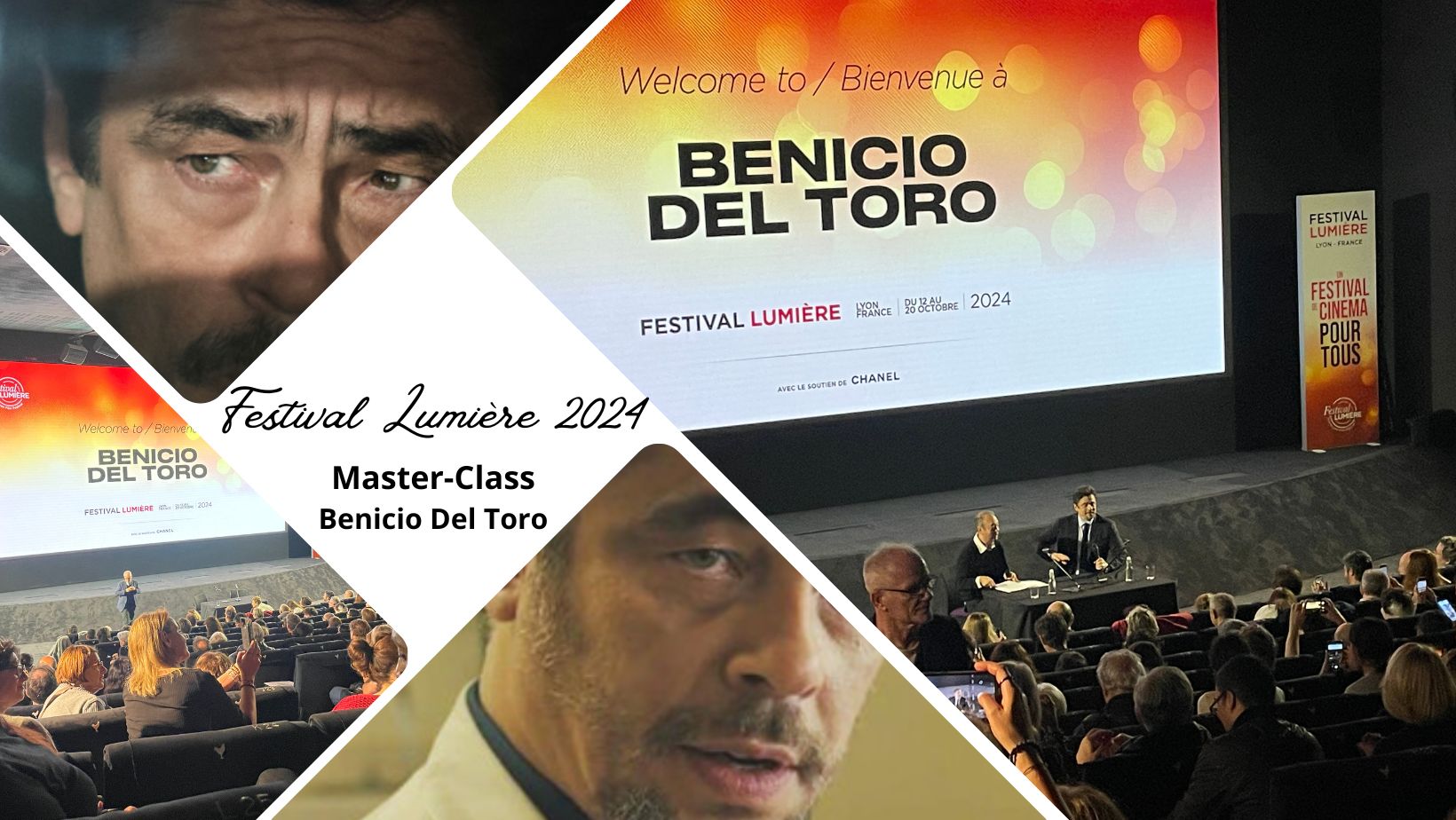 Master-Class de Benicio del Toro au Festival Lumière 2024