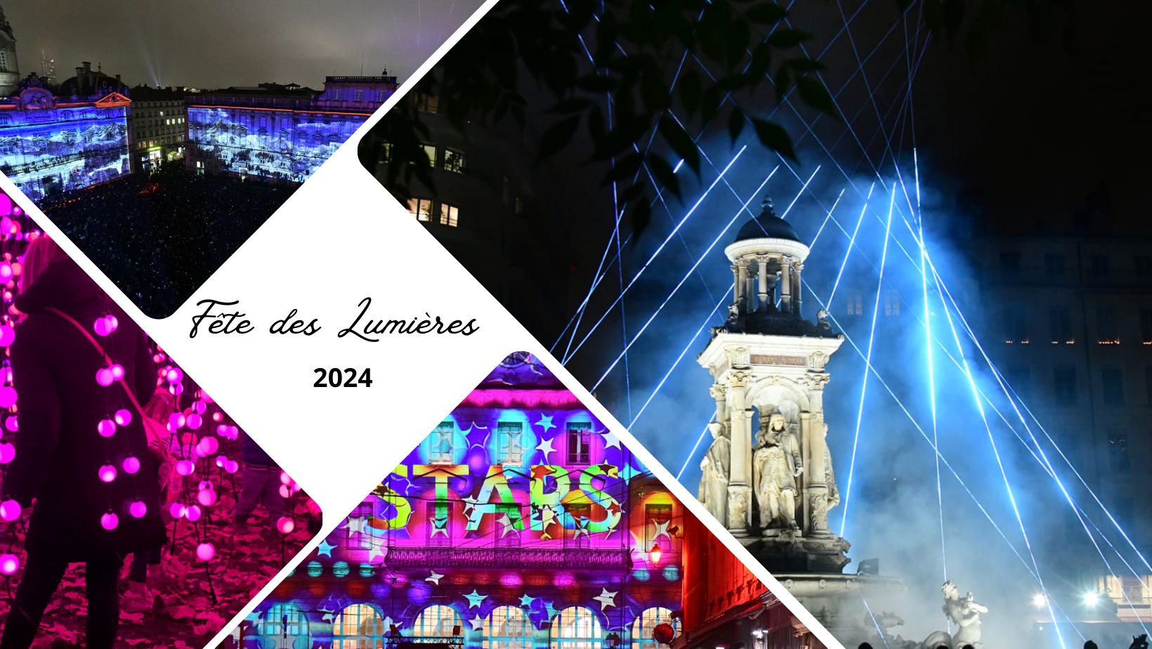 Fête des lumieres 2024 - Ville de Lyon