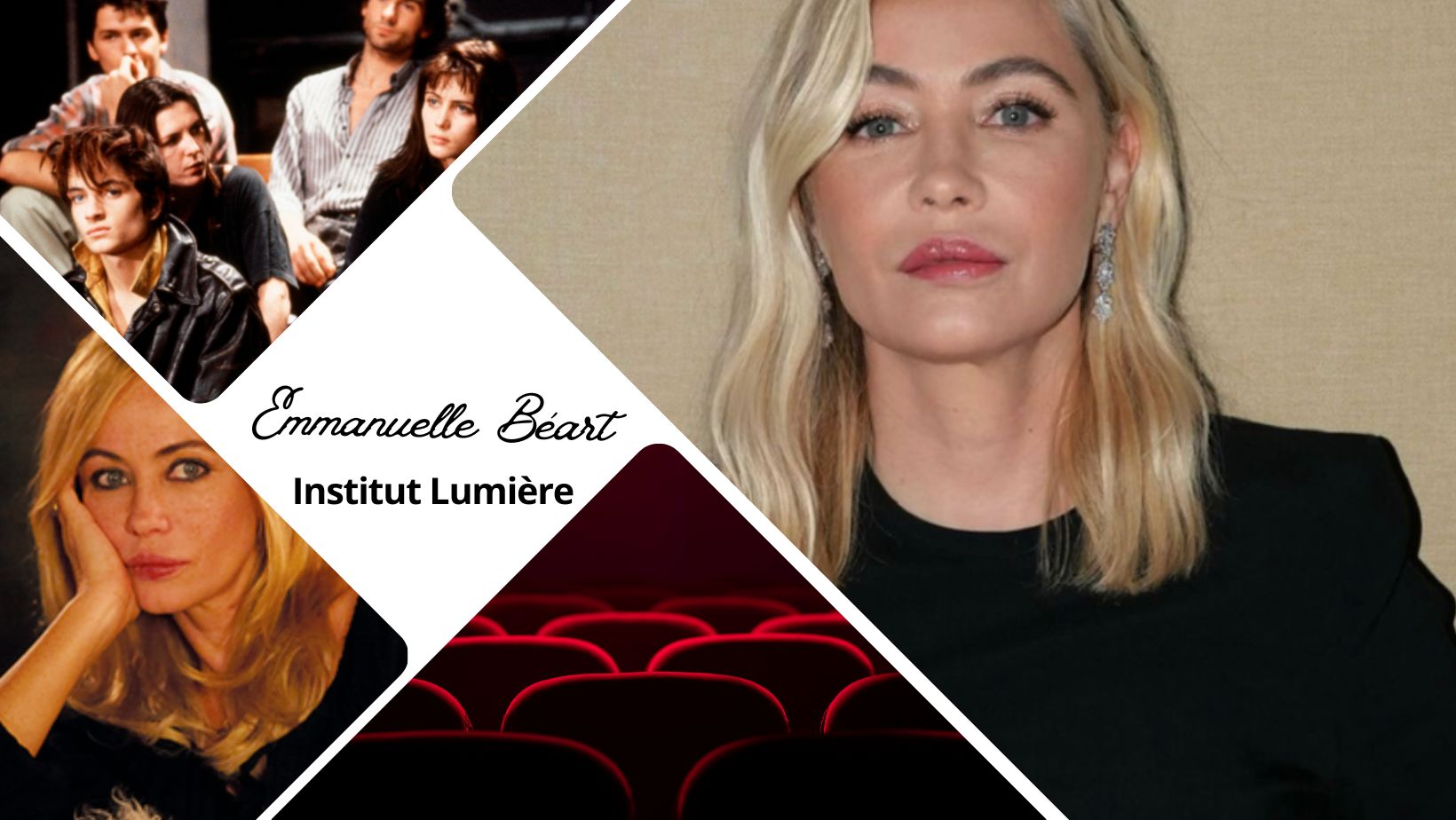 Emmanuelle Béart à l'Institut Lumière