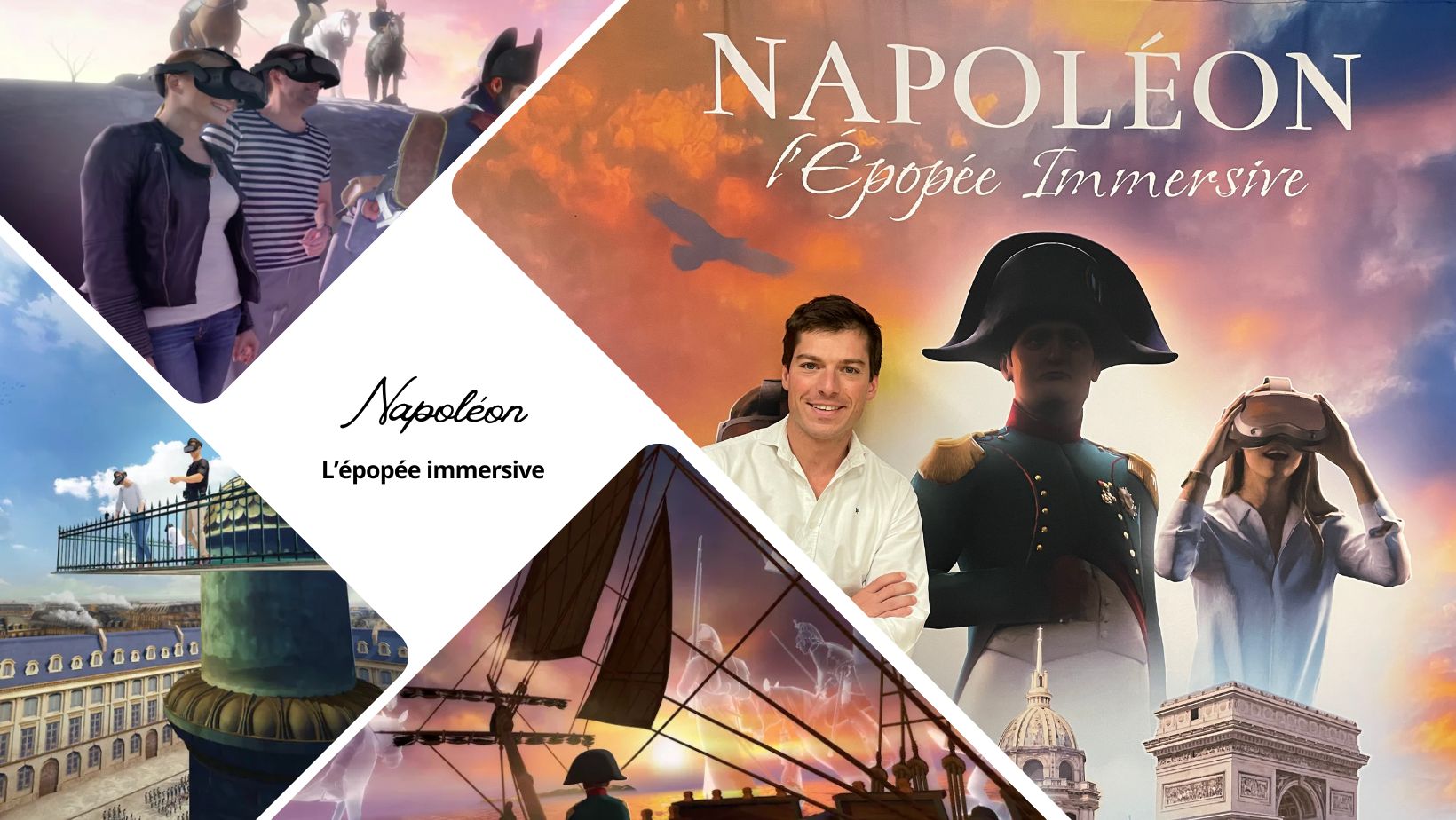 Napoléon : l'Expérience Immersive : interview de Marin de Saint-Charnas