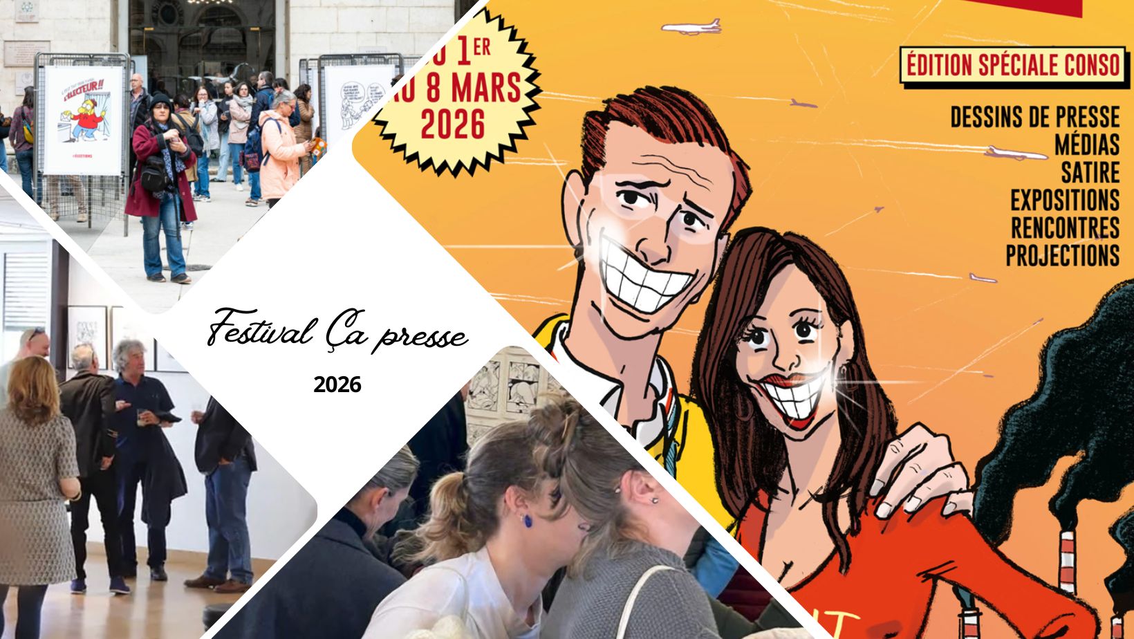 Ça Presse 2026 à Lyon : le plus grand festival de dessin de presse d’Europe 