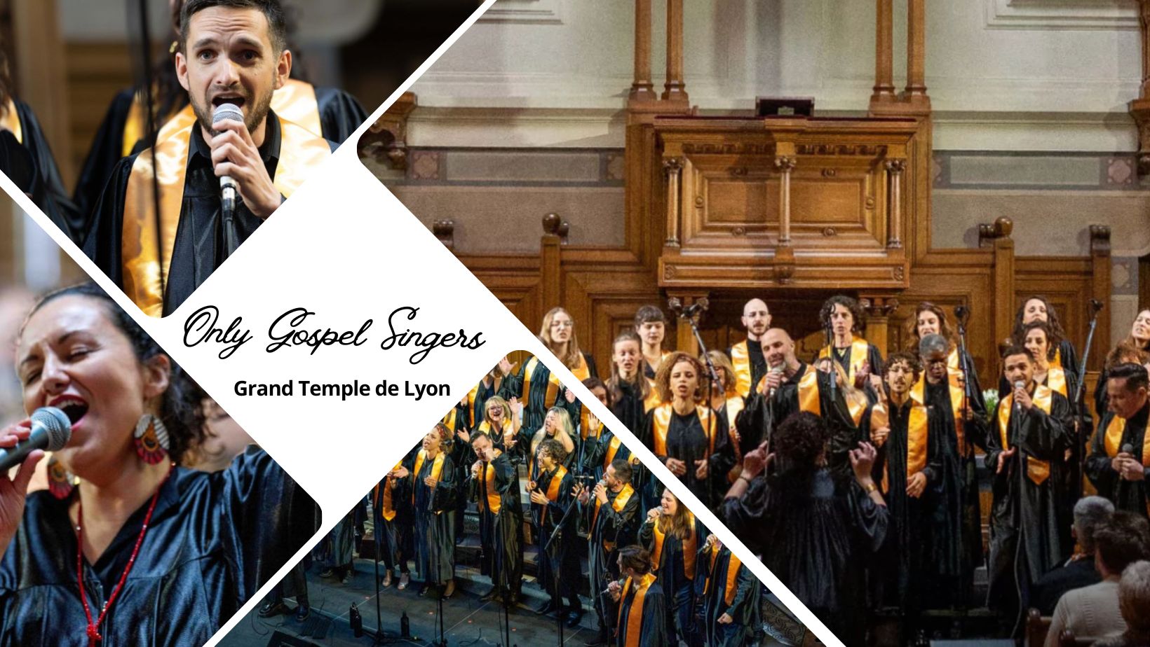Concert d’Only Gospel Singers – Vendredi 22 mai à 20h30 au Grand Temple de Lyon