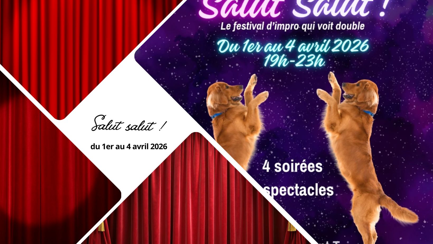 Salut salut, deuxième édition du festival d'improvisation