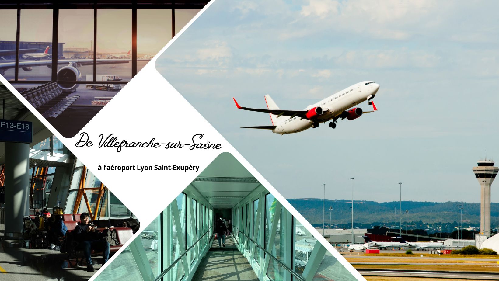 Comment aller de Villefranche-sur-Saône à l’aéroport Lyon Saint-Exupéry ?