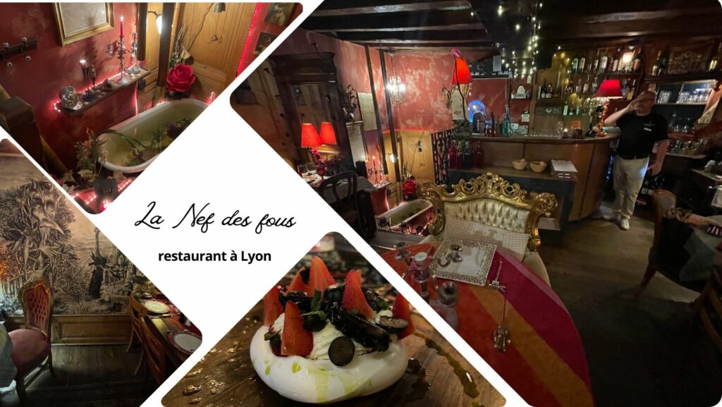 On a testé : La nef des fous, restaurant baroque et raffiné dans le Vieux-Lyon