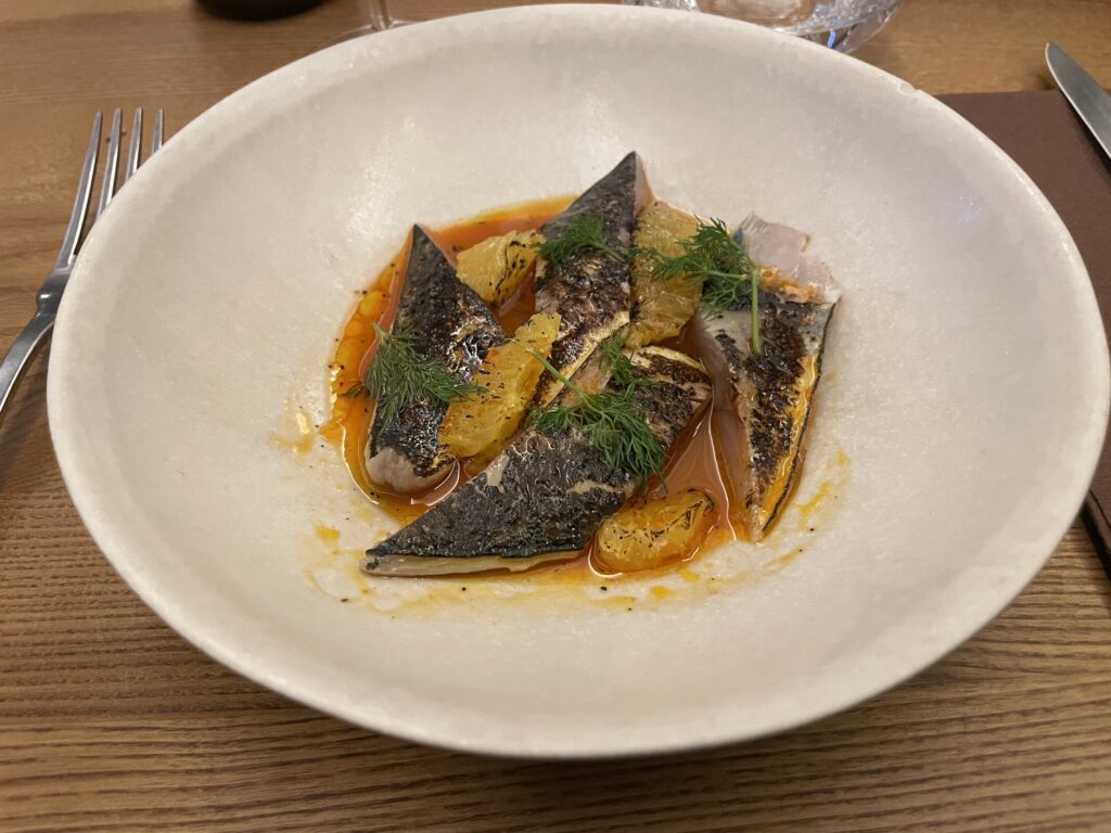 Bistro Compa à Lyon : maquereaux grillés